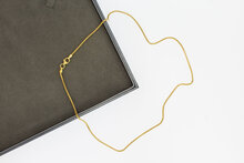 Gouden gourmetketting 18 karaat - 60,2 cm