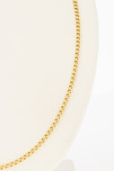 18 karaat geelgouden gourmetketting  60 cm