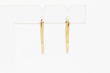 14 karaat gouden oorringen voor dames  1,9 cm