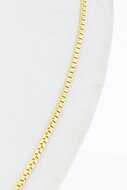 Gouden figaro ketting 14 karaat - 46,7 cm