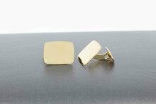 Gouden manchetknopen 14 karaat - 2 cm