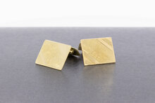 Gouden manchetknopen 14 karaat - 19,2 mm