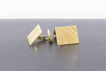 Gouden manchetknopen 14 karaat - 19,2 mm