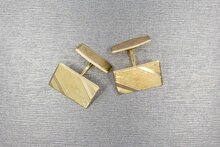 Gouden manchetknopen 14 karaat - 19,2 mm