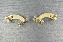 Tricolor gouden manchetknopen 14 karaat - 1,8 cm