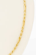 Koordketting 14 karaat geel goud - 44 cm