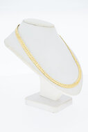 14 Karaat gouden gewalst Gourmet Collier - 40,2 cm