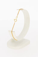 14 karaat gouden Venetiaans armbandje  20,8 cm