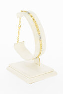 14 Karaat goud Anker armband - 20,7 cm
