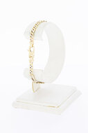 14 Karaat goudenarmband Valkenoog - 19,7 cm