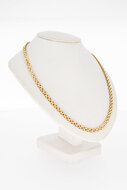 Staafjes Collier 14 karaat goud - 42,3 cm