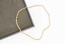 Staafjes Collier 14 karaat goud - 42,3 cm