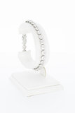 18 Karaat witgouden Tennis Bracelet met Diamant - 18,5 cm