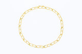 18 Karaat geel gouden Anker schakelarmband - 23 cm