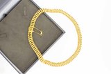 18 Karaat gouden gevlochten ketting - 46 cm