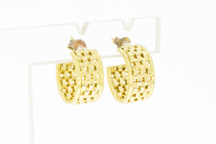 Gouden oorbellen 18 Karaat ANRO Juweliers