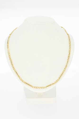 14 Karaat gouden Staafjes ketting - 61,2 cm