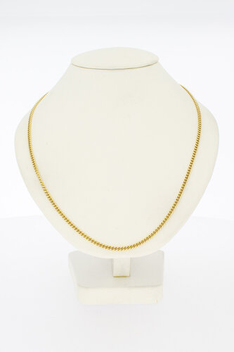 Gourmet ketting 14 karaat goud - 56,3 cm