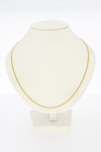 Gourmet ketting 14 karaat goud - 46,5 cm