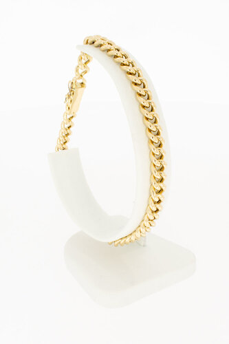 14 Karaat Gourmet dames armband - 17 cm
