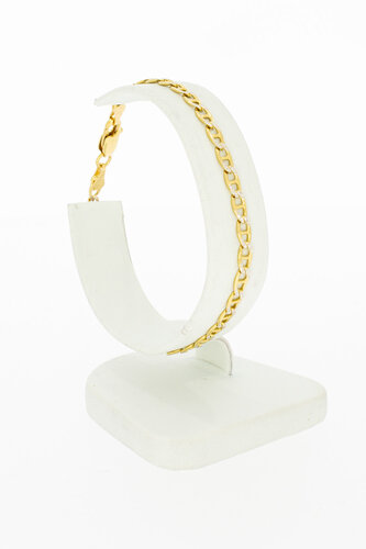 18 Karaat goud Ankerarmband - 18,8 cm