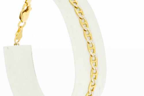 18 Karaat goud Ankerarmband - 18,8 cm
