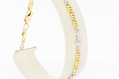 14 Karaat gouden Valkoog armband - 20,9 cm