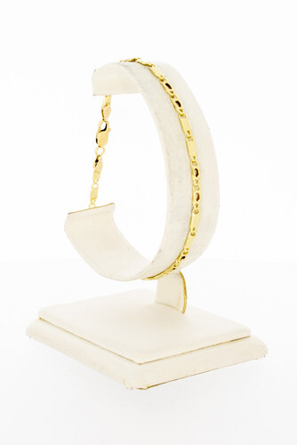14 Karaat gouden Valkoog armband - 20,2 cm