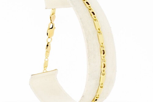 14 Karaat gouden Valkoog armband - 20,2 cm