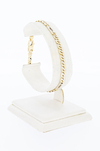 14 Karaat goudenarmband Valkenoog - 19,7 cm