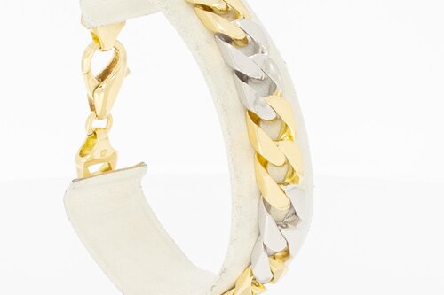 18 Karaat Gourmet goud armband - 20,3