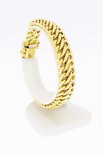 14 Karaat Gevlochten armband - 19,9 cm
