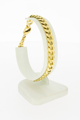 14 Karaat Gourmet armband goud - 20,4 cm