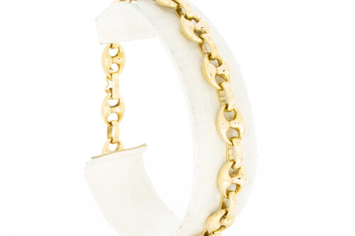 14 Karaat gouden Anker armband - 20,5 cm
