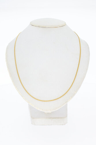 Gouden damesketting 14 Karaat - 46,5 cm