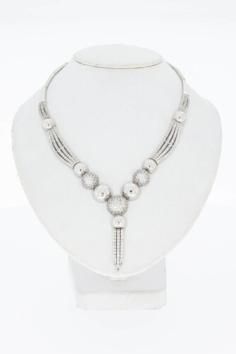 14 Karaat gouden dames Collier - 44 cm
