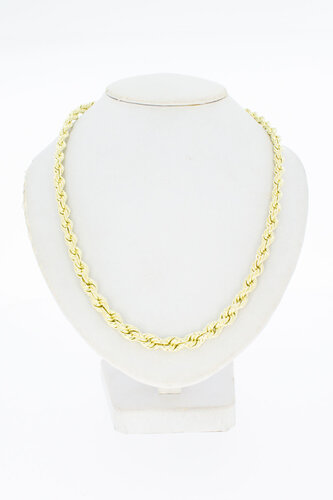14 Karaat Koordketting goud - 50,6 cm