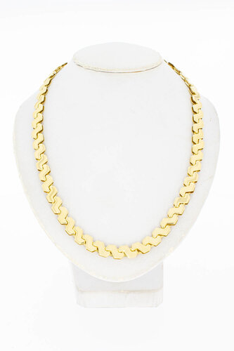 18 karaat gouden fantasie Collier - 43,4 cm