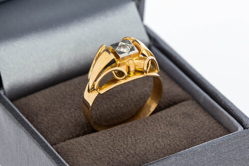 18 Karaat goud Statement diamantring - 18,2 mm