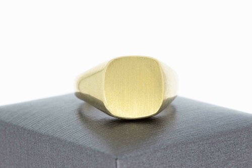 14 karaat goud heren Zegelring - 20,6 mm