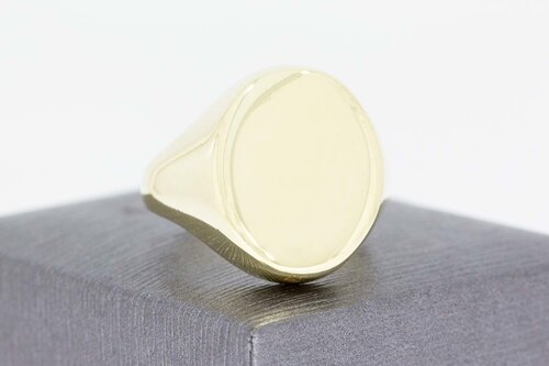 14 Karaat gouden Heren Zegelring - 20,5 mm