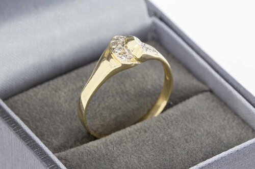 14 Karaat gouden dames ring - 19,7 mm