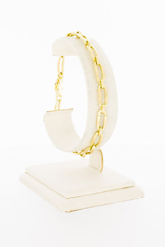 14 Karaat Anker dames armband - 20 cm