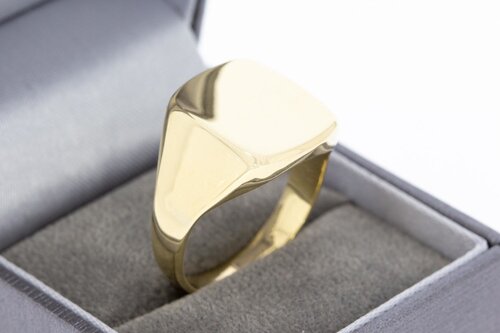 14 Karaat gouden Zegelring man - 20,5 mm