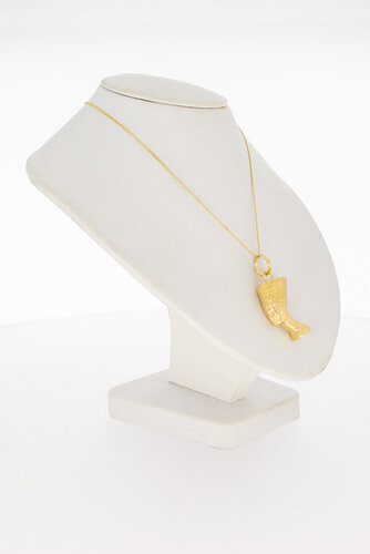 18 Karaat Nefertiti Bedel / Ketting hanger