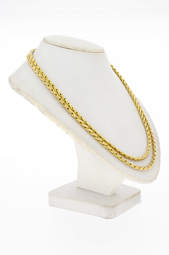 18 Karaat Vossenstaart Collier - 45,5 cm
