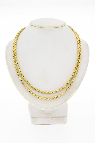 18 Karaat Vossenstaart Collier - 45,5 cm