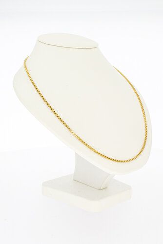 Venetiaanse ketting 18 karaat goud - 45,8 cm