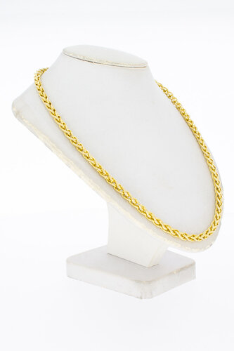 Vossenstaart ketting 14 Karaat goud - 45,3 cm