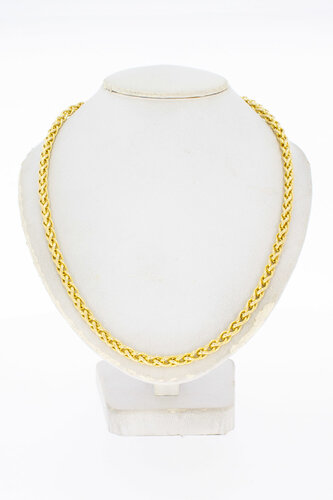 Vossenstaart ketting 14 Karaat goud - 45,3 cm